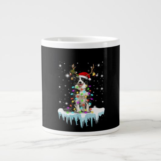 Boder Colline Rendier Kerstcadeau Extra Grote Beker (Voorkant)