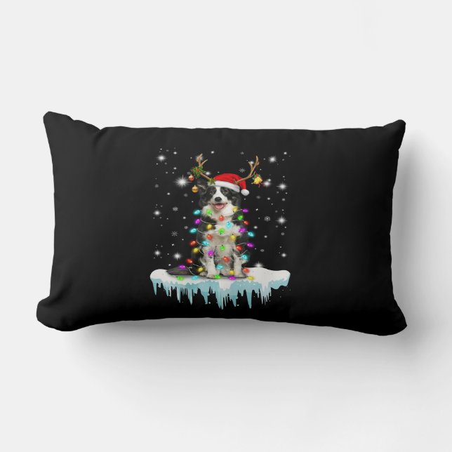 Boder Colline Rendier Kerstcadeau Kussen (Voorkant)