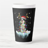 Boder Colline Rendier Kerstcadeau Latte Mok (Voorkant)