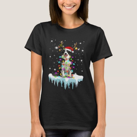 Boder Colline Rendier Kerstcadeau T-shirt (Voorkant)