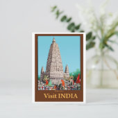 Bodh Gaya, India Briefkaart (Staand voorkant)