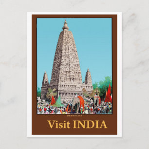 Bodh Gaya, India Briefkaart