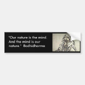 Bodhidharma 1 bumpersticker (Voorkant)