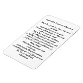 Bodhisattva Prayer for Humanity Magnet Magneet (Linkerzijde)