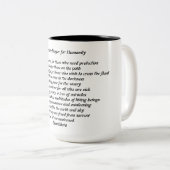 Bodhisattva Prière pour l'humanité Mug (Devant droit)