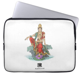 Bodhisattva van Compassion-laptophoes Laptop Sleeve