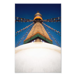 Bodhnath Stupa Foto Afdruk