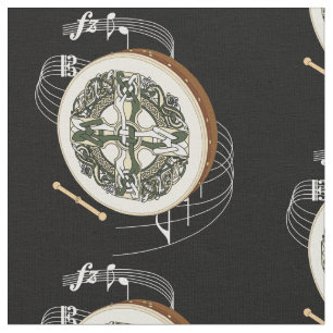 Bodhrán Fabric - Donker Stof
