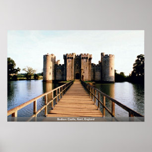 Bodiam Castle, Kent, Engeland Poster