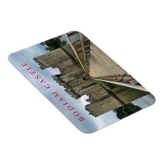 Bodiam Castle uitzicht koelkastmagneet Magneet (Rechterzijde)
