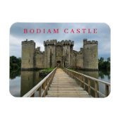 Bodiam Castle uitzicht koelkastmagneet Magneet (Horizontaal)