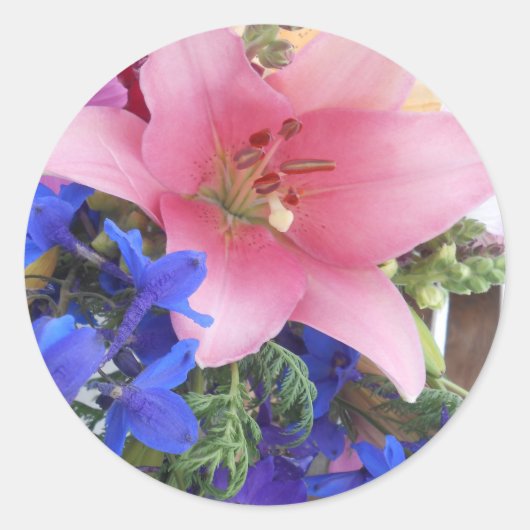 Bodichon Ronde Sticker (Voorkant)