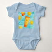 Bodie bebé estilo playero de protector solar romper (Voorkant)
