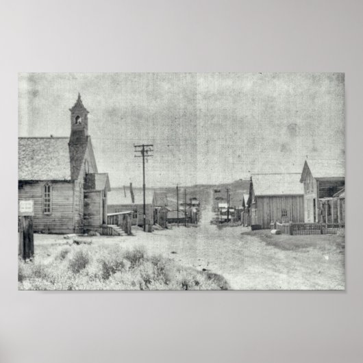 Bodie California Ghost Town Poster (Voorkant)