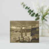 Bodie Dodge Graham & Shower Sepia Briefkaart (Staand voorkant)