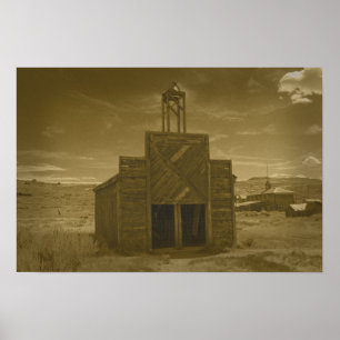 Bodie Firehouse Sepia-Poster Poster