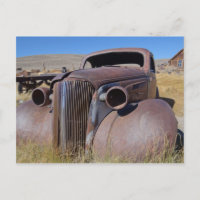 Bodie Ghost Town Classic Car Photo Briefkaart