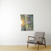 Bodie Ghost Town Lupines bij Sunset Wandkleed (In situ)