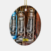 Bodie Ghost Town, Rustieke Antiek Keramisch Ornament (Rechts)