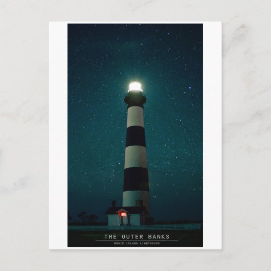 Bodie Island Light. Briefkaart (Voorkant)