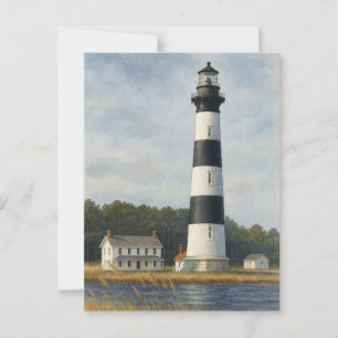 Bodie Island Lighthouse Aquarel Briefkaart