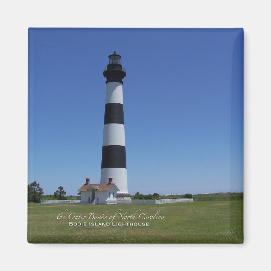 Bodie Island Lighthouse Magnet Magneet (Voorkant)
