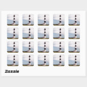 Bodie Island Lighthouse Vierkante Sticker (Vel)