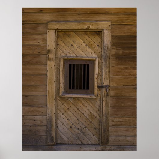 Bodie Jailhouse Door Poster (Voorkant)