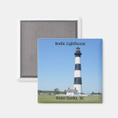Bodie Lighthouse Outer Banks NC Magnet (Recto/Verso)