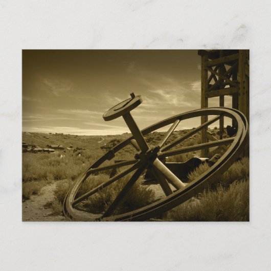 Bodie Mining Flywheels Briefkaart (Voorkant)