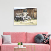 Bodie State Historic Park, CA Canvas Afdruk (Insitu (Woonkamer))