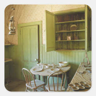 Bodie State Historic Park, Californië, VS Vierkante Sticker