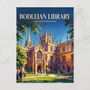 Bodleian Bibliotheek Verenigd Koninkrijk Briefkaart