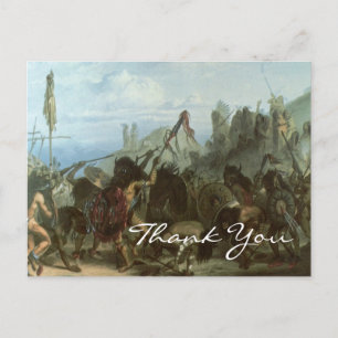 Bodmer's Bison Dance Briefkaart