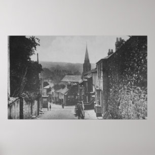 Bodmin Hill, Lostwithiel, Cornwall Poster