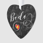 Bodø Coeur du drapeau, Norvège, Bodö (devant)