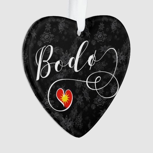 Bodø Coeur du drapeau, Norvège, Bodö (devant)