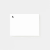 bodoni oldstyle 72 bold post-it® notes (Voorkant)