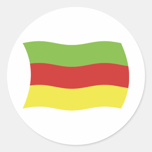 Bodos Mensen Vlag Sticker (Voorkant)