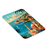 Bodrum Turkije Reizen Kunst Vintage Magneet (Rechterzijde)
