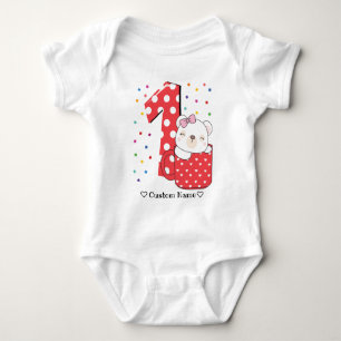 Body 1er anniversaire Adorable koala dans une tasse Pre