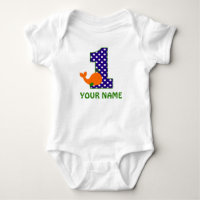 1er Anniversaire Boy Whale Chemise personnalisée