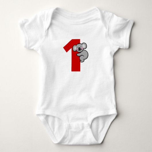 Body 1er anniversaire cadeau (ours de koala mignon) (Devant)