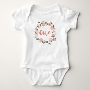 Body 1er anniversaire pour la petite fille