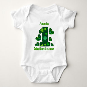 Body 1er anniversaire St Patrick's Cutest Leprechaun Ja