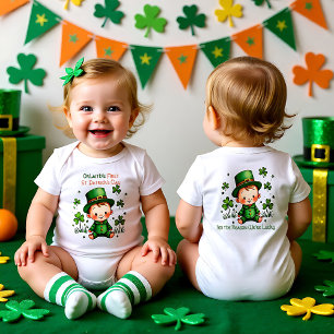 Body 1er jour de la Saint-Patrick de bébé, Lutin dans l