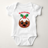Body 🎄 1er Noël avec pudding de Noël (Devant)