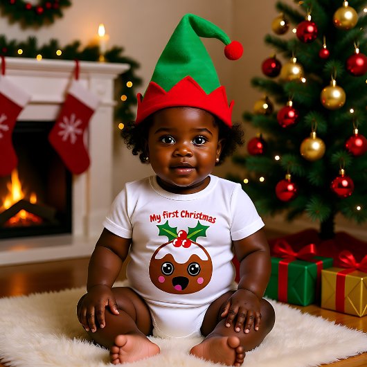 Body 🎄 1er Noël avec pudding de Noël