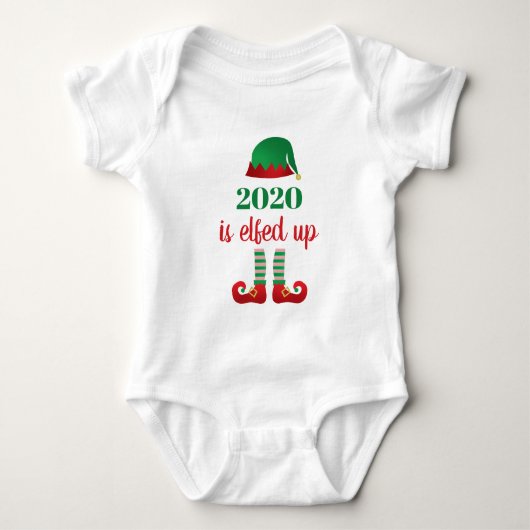 Body 2020 Est Elfed Up Funny Christmas Quarantine Disan (Devant)