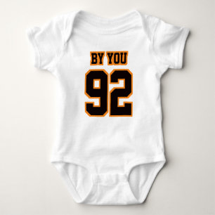 Body 2 Côté BLANC BLACÉ ORANGE Bodysuit Football Jersey